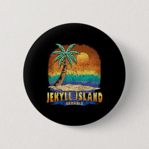 Jekyll Island Georgia Vintag bekümmerte Souvenirs Button