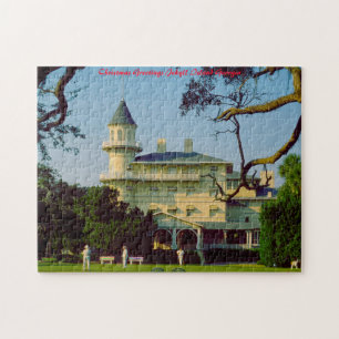 Jekyll Island Georgia. Weihnachtsgrüße Puzzle