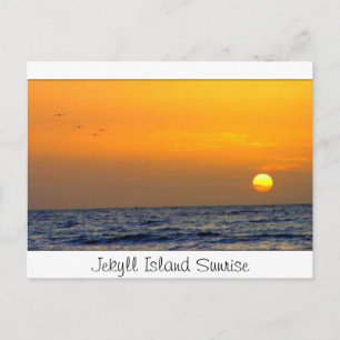 Jekyll Island Sunrise Postkarte