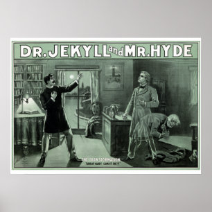 Jekyll und Hyde 1880 Poster