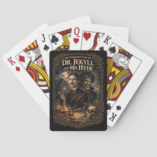 Jekyll und Hyde Spielkarten (Rückseite)