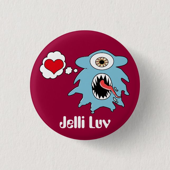 Jelli Luv Knopf Button (Vorderseite)