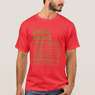 Jello Salad Nutrition Fakten Matching Erntedank T-Shirt