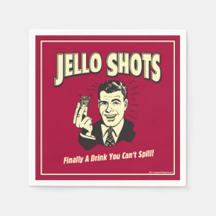 Jello Shots: Trinken, dass man nicht verschütten k Serviette