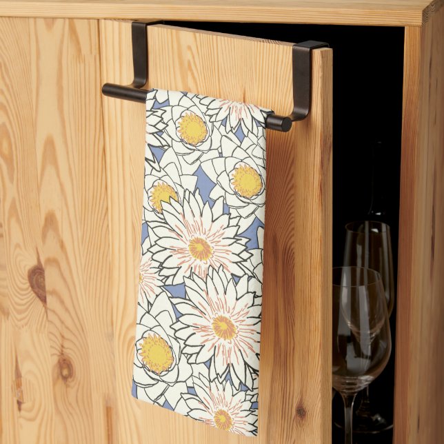 JELLOW BRIGHT SUNFLOWERS TEA TOWEL GESCHIRRTUCH (Drittel gefaltet)