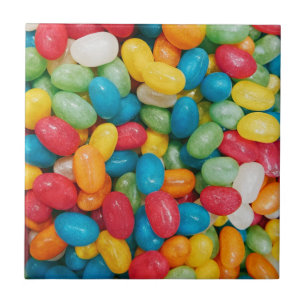Jelly Bean Candies Colorful Fliese