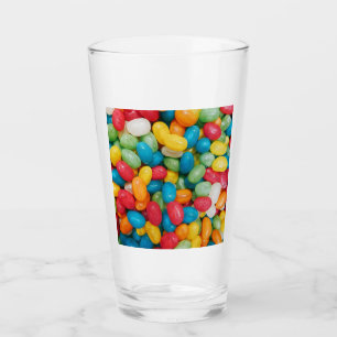 Jelly Bean Candies Colorful Glas