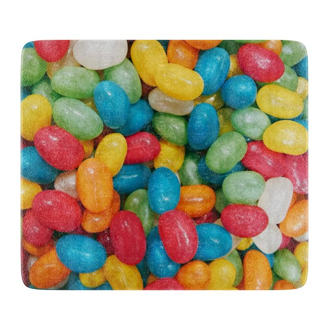 Jelly Bean Candies Colorful Schneidebrett (Vorderseite)