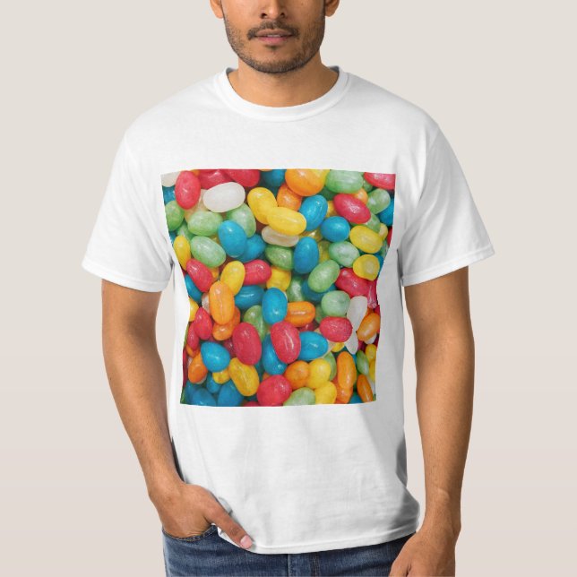 Jelly Bean Candies Colorful T-Shirt (Vorderseite)
