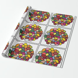 Jelly Bean Colorful Jelly Bean Geschenkpapier