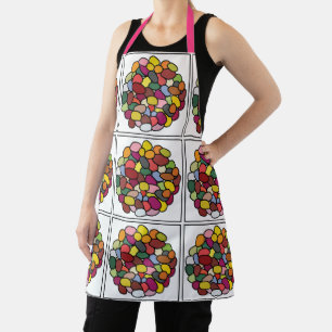 Jelly Bean Colorful Jelly Bean Schürze