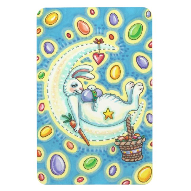 JELLY BEAN DREAMS EASTER BUNNY MAGNET Rectangle LG (Vertikal)
