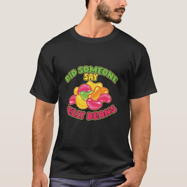 Jelly Bean Funny Candy Niedlich Snack T-Shirt (Vorderseite)