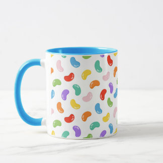 Jelly Bean Pattern Print Coffee Tasse