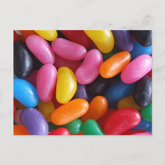 Jelly Bean Postcard Postkarte (Vorderseite)