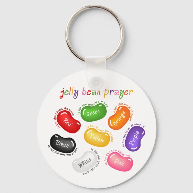 Jelly Bean Prayer Schlüsselanhänger (Vorderseite)
