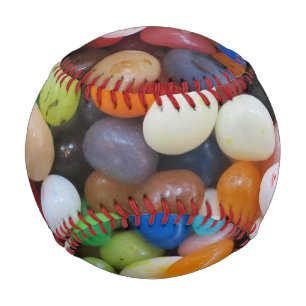 Jelly Bean schwarz blau grüne Candy Texture Templa Baseball