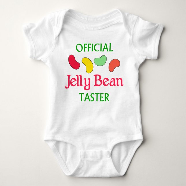 Jelly Bean Taster Baby Strampler (Vorderseite)
