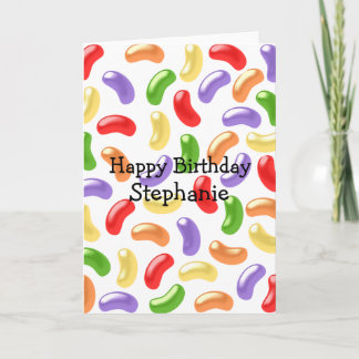 Jelly Beans Birthday Karte