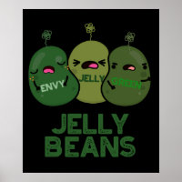 Jelly Beans Funny Jealous Candy Pun Dark BG