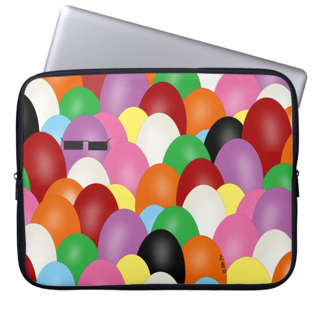 Jelly Beans Neoprene Laptop Sleeve (Vorderseite)