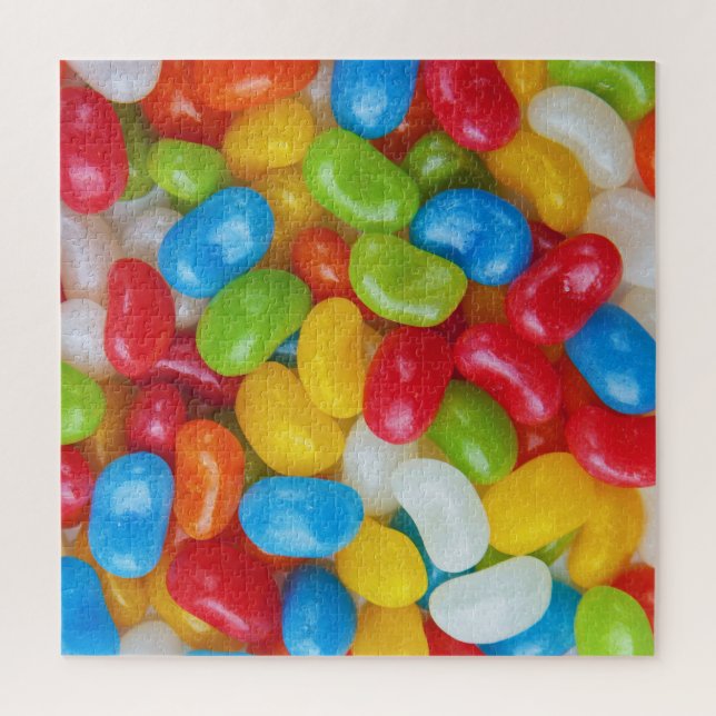 Jelly Beans, Rainbow Colored & Sweet Candy Puzzle (Vertikal)