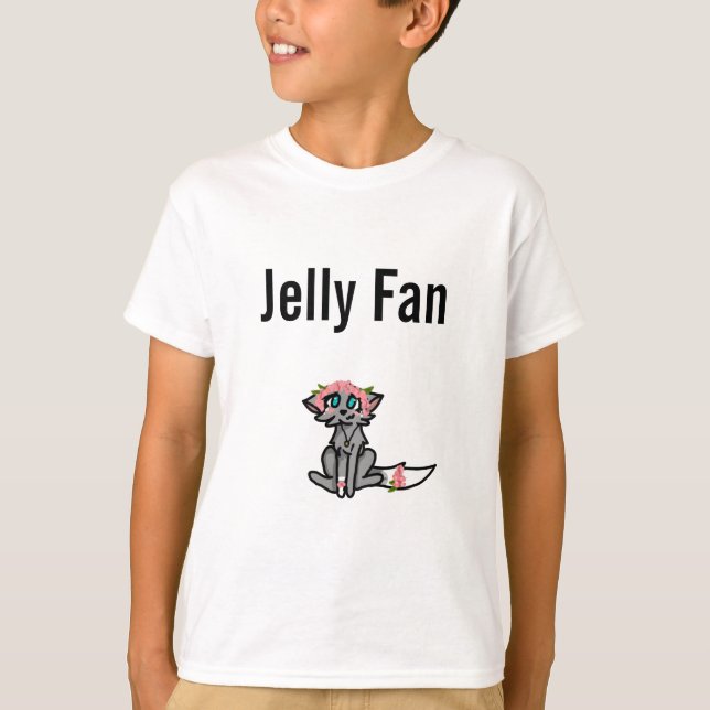 Jelly Bird Kids T - Shirt White Jelly Fan (Vorderseite)