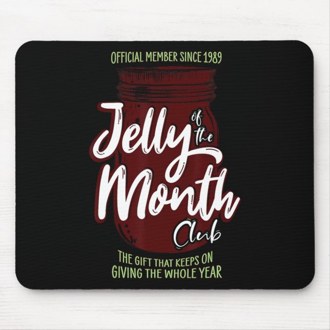 Jelly des monatlichen Clubspinns Christma Mousepad (Vorne)