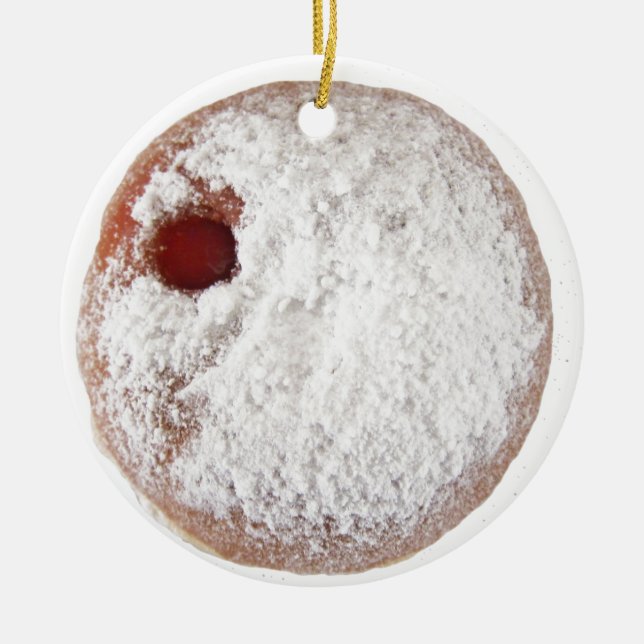 Jelly Donut Keramik Ornament (Vorne)