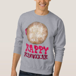 Jelly Donut Ugly Christmas Hanukkah Party Sweater Sweatshirt