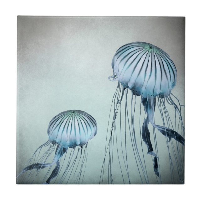 Jelly Fish Dance Fliese (Vorderseite)