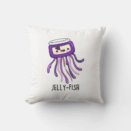 Jelly-fish Funny Jelly Jar Pun Kissen