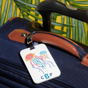 Jelly fish Luggage Tag Gepäckanhänger