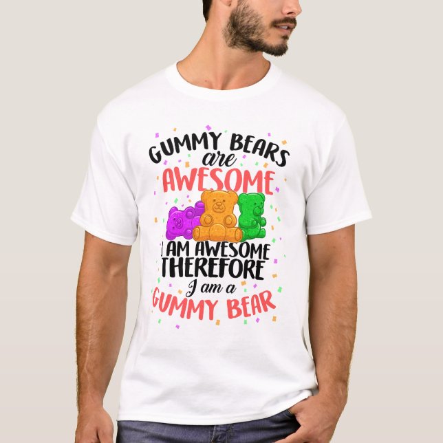 Jelly Gummies T - Shirt Soft Sugar Candy Frucht (Vorderseite)
