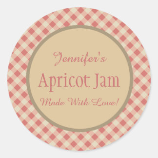 Jelly Jam Custom Jar Backbäckerei Runder Aufkleber