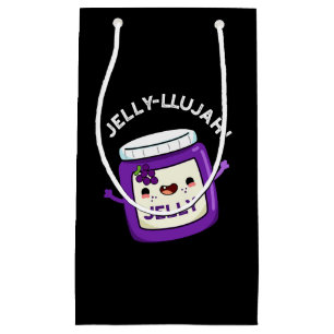 Jelly-llujah Funny Jelly Pun Dark BG Kleine Geschenktüte