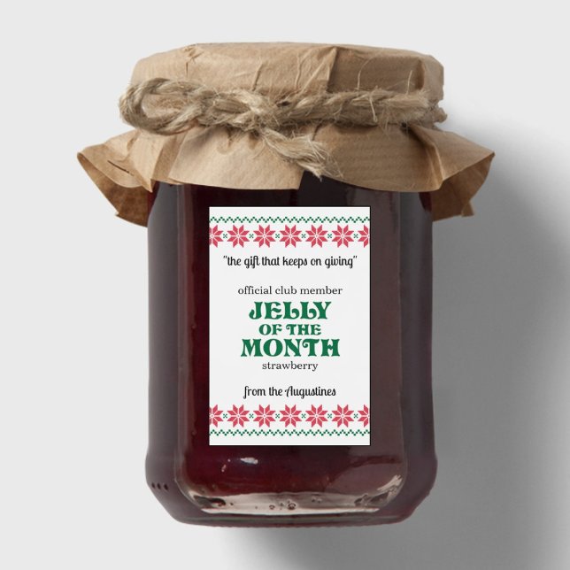 Jelly of the Month Club Jam Labels Lebensmitteletikett (Von Creator hochgeladen)