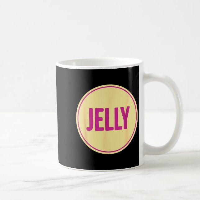 Jelly Shirt Adult Men Women Kids Peanut Butter Cos Kaffeetasse (Rechts)