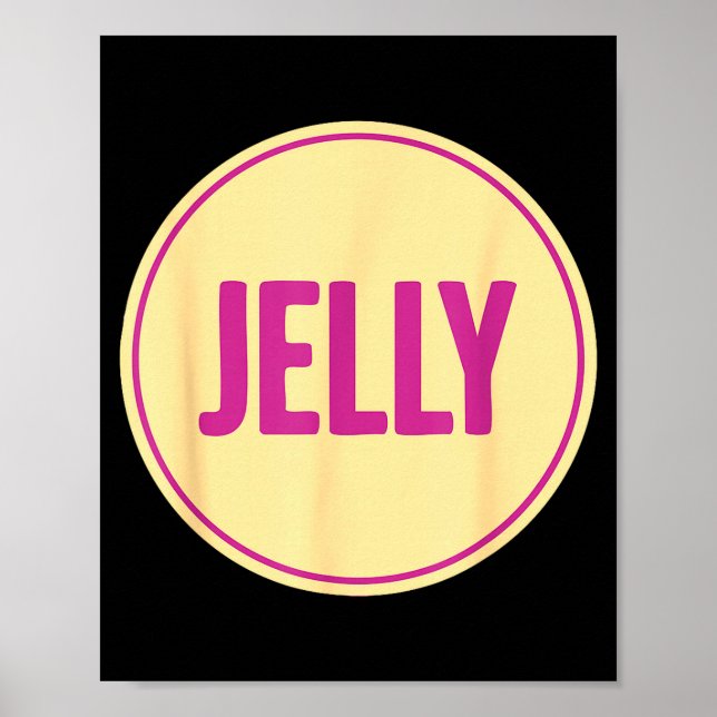 Jelly Shirt Adult Men Women Kids Peanut Butter Cos Poster (Vorne)