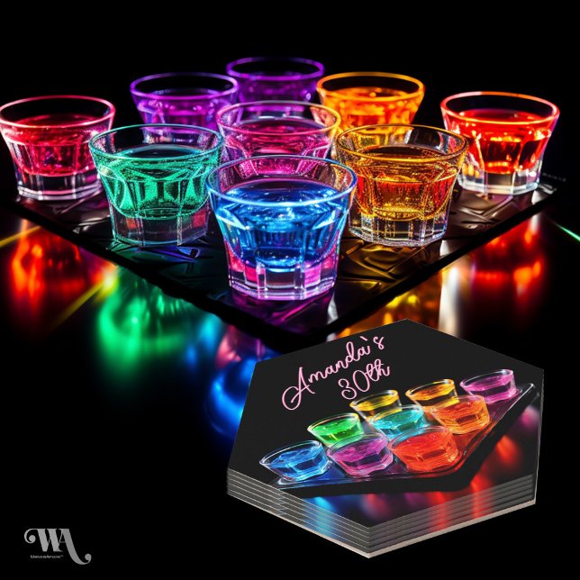 Jelly Shots Adult Cocktail Geburtstag Untersetzer (Von Creator hochgeladen)