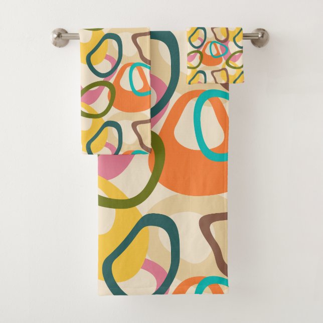 Jelly Squares Badhandtuch Set (Insitu)