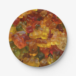 Jelly Süßigkeiten Pappteller