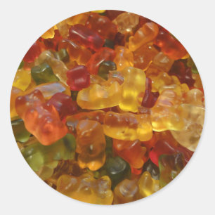 Jelly Süßigkeiten Runder Aufkleber