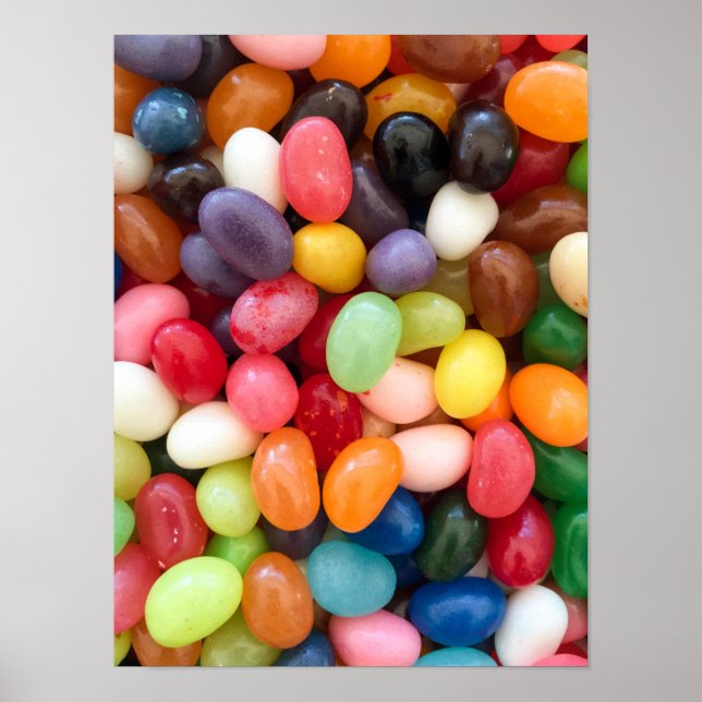 Jellybeans Easter Jellybohnenuntergrund Jelly Bean Poster (Vorne)