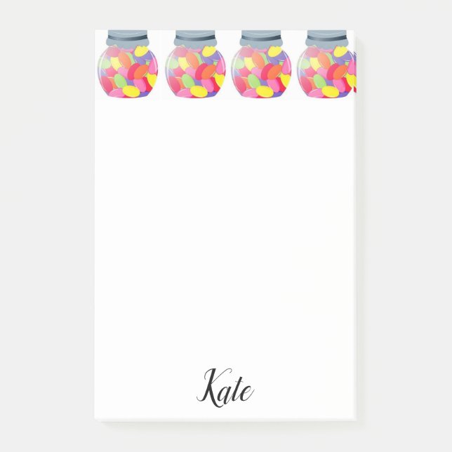 Jellybeans nach dem Kauf Post-it Klebezettel (Vorderseite)