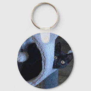 Jellybohne - Black Rescue Kitty Schlüsselanhänger