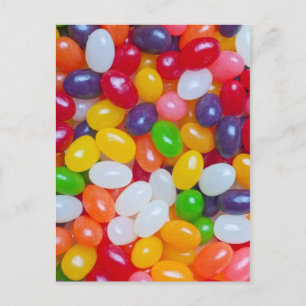 Jellybohnenvorlage - Osterjellybeans Feiertagspostkarte
