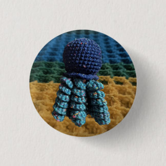 Jellyfish Amigurumi Design Button