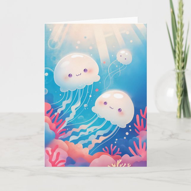 Jellyfish Buddies Adventure Karte (Vorderseite)