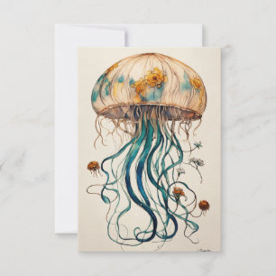 "Jellyfish Cove Notebook: Sale Event" Dankeskarte